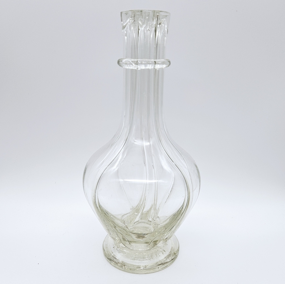 VINTAGE | 4 chamber french glass decanter